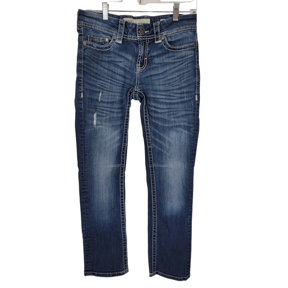 BKE Addison Whiskering Slightly Distressed Women's Jean's 27